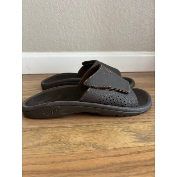 Olakai Nalu Men’s Versatile Slide Sandals Brown Size 9 main image 4